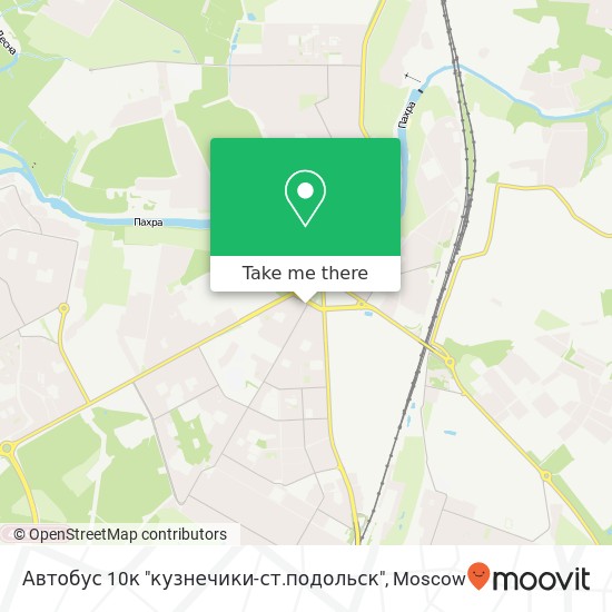 Автобус 10к "кузнечики-ст.подольск" map