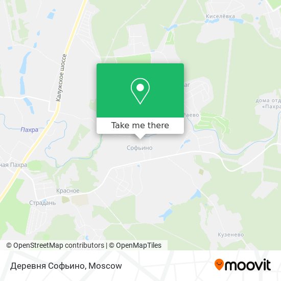 Деревня Софьино map