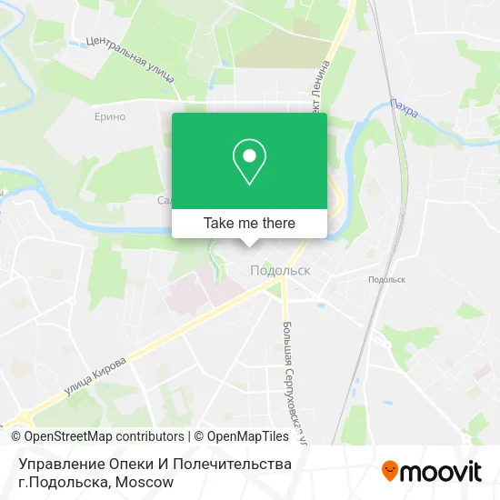 Управление Опеки И Полечительства г.Подольска map