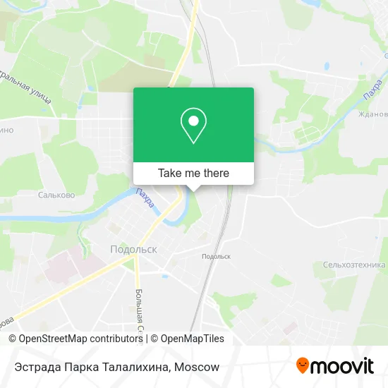 Эстрада Парка Талалихина map