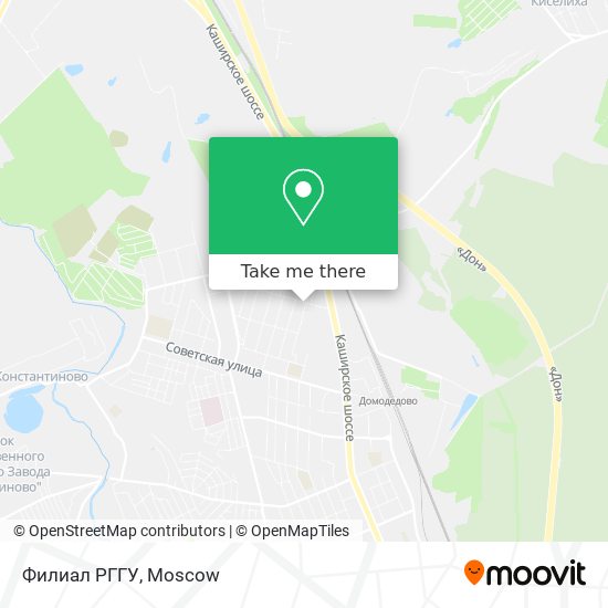 Филиал РГГУ map