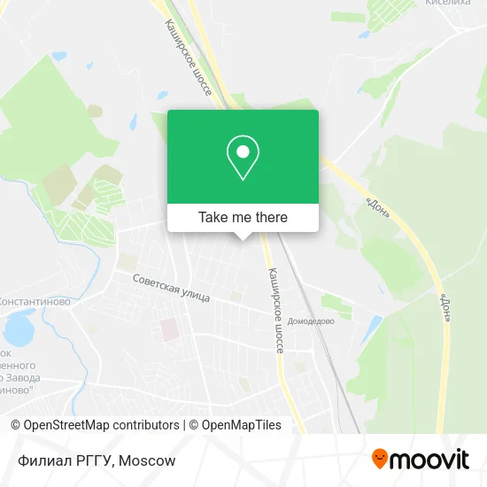 Филиал РГГУ map