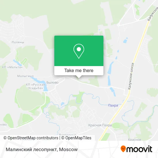 Малинский лесопункт map