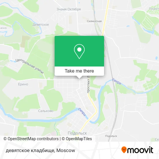 девятское кладбище map