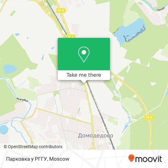 Парковка у РГГУ map