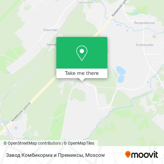 Завод Комбикорма и Премиксы map