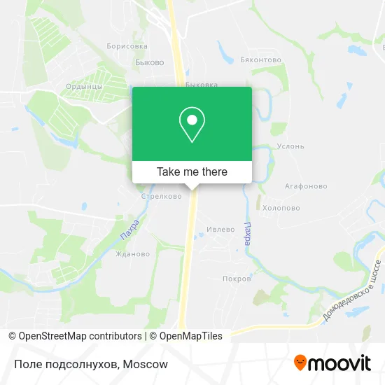 Поле подсолнухов map