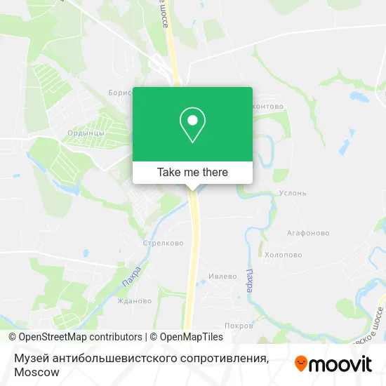 Музей антибольшевистского сопротивления map