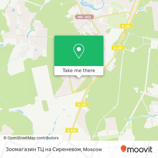 Зоомагазин ТЦ на Сиреневом map