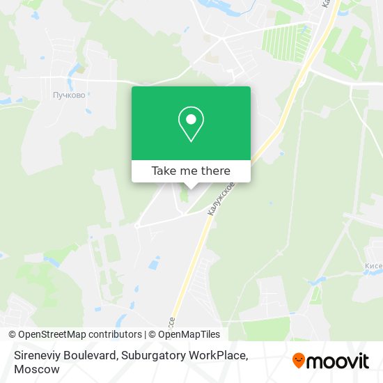 Sireneviy Boulevard, Suburgatory WorkPlace map