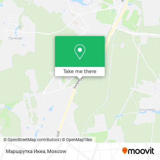 Маршрутка Икеа map