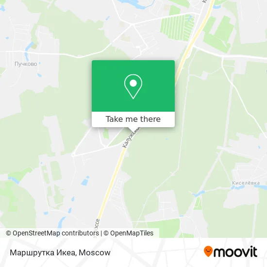 Маршрутка Икеа map