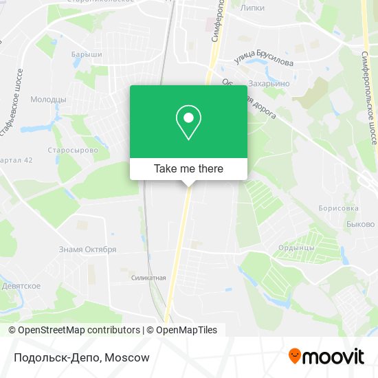 Подольск-Депо map