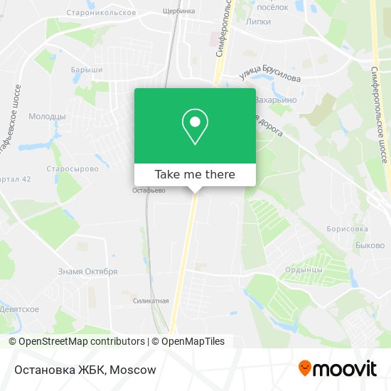 Остановка ЖБК map