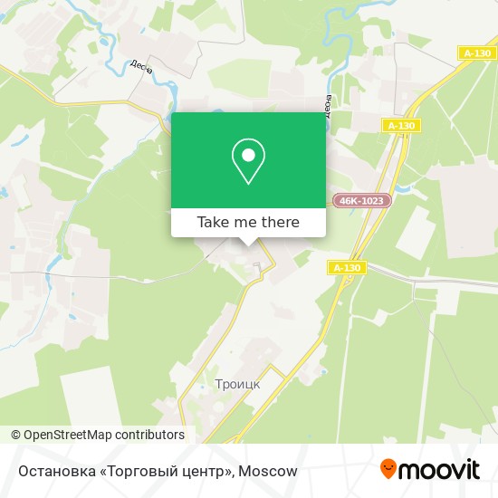 Остановка «Торговый центр» map