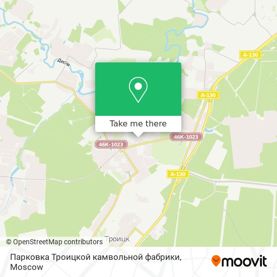 Парковка Троицкой камвольной фабрики map