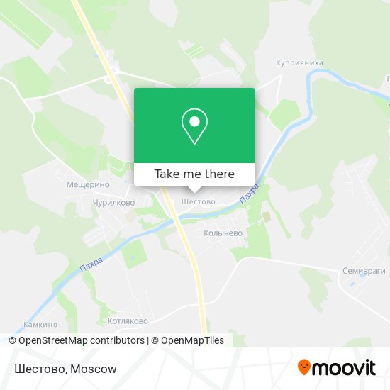 Шестово map