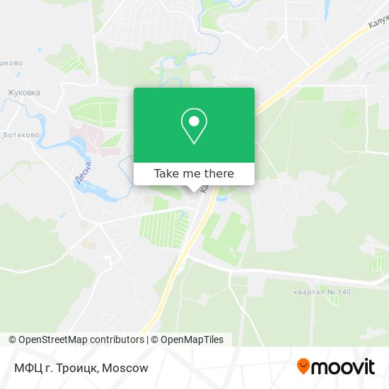 МФЦ г. Троицк map