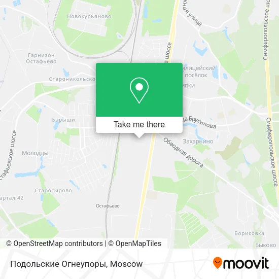 Подольские Огнеупоры map