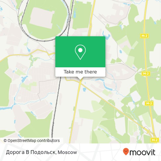 Дорога В Подольск map