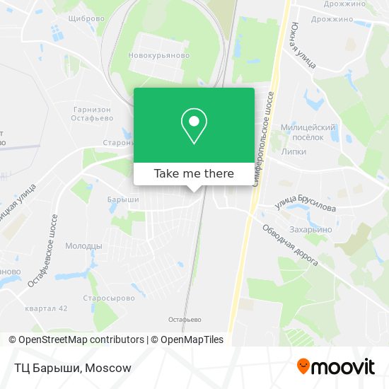 ТЦ Барыши map
