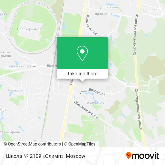 Школа № 2109 «Олимп» map