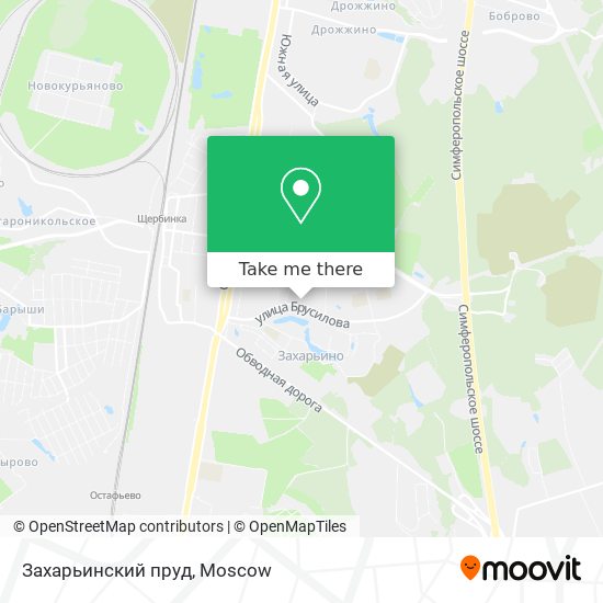 Захарьинский пруд map