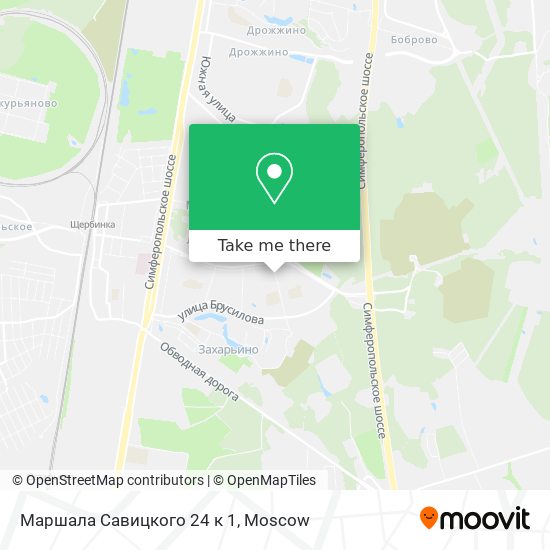 Маршала Савицкого 24 к 1 map
