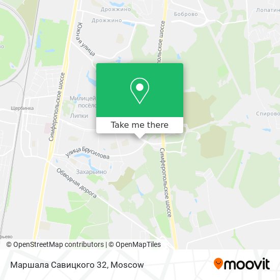 Маршала Савицкого 32 map