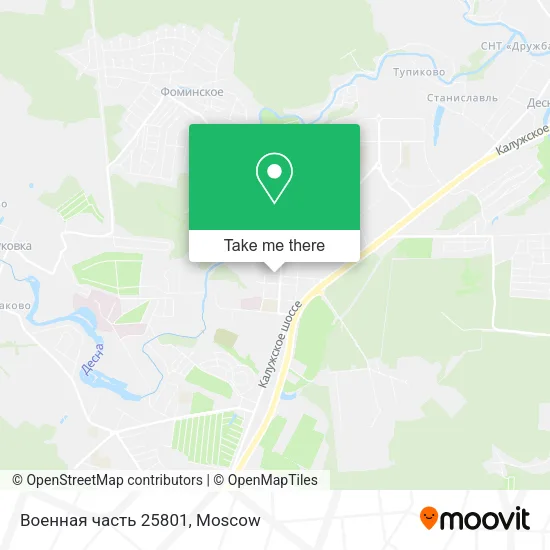 Военная часть 25801 map