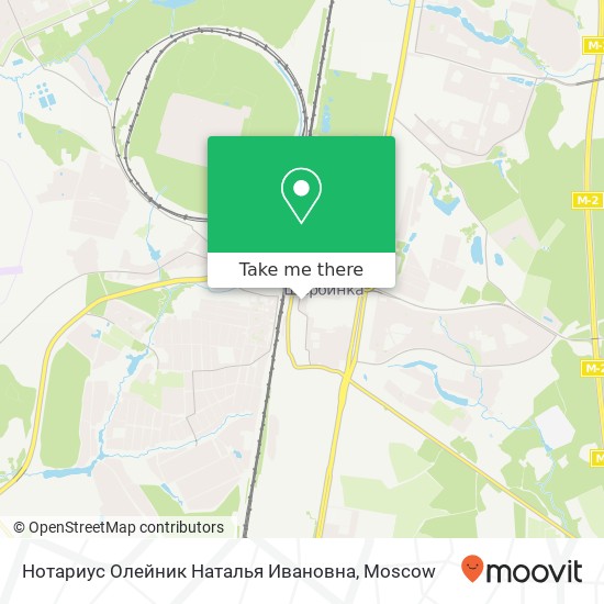 Нотариус Олейник Наталья Ивановна map