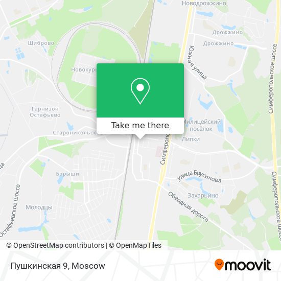 Пушкинская 9 map