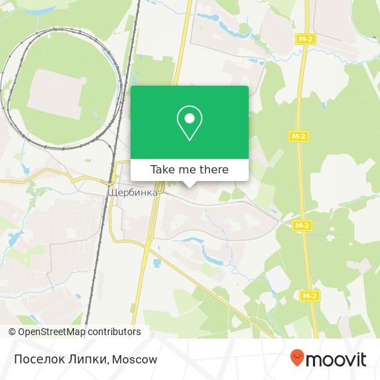 Поселок Липки map