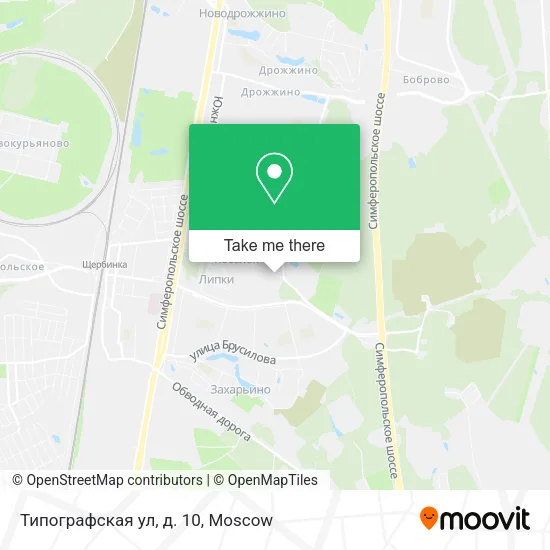 Типографская ул, д. 10 map