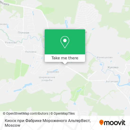Киоск при Фабрике Мороженого АльтерВест map