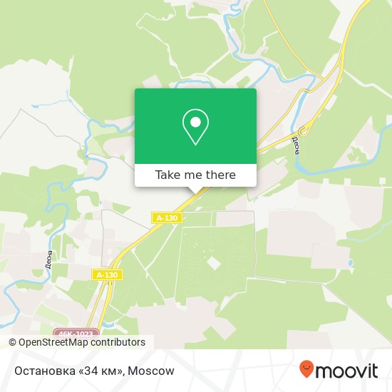 Остановка «34 км» map