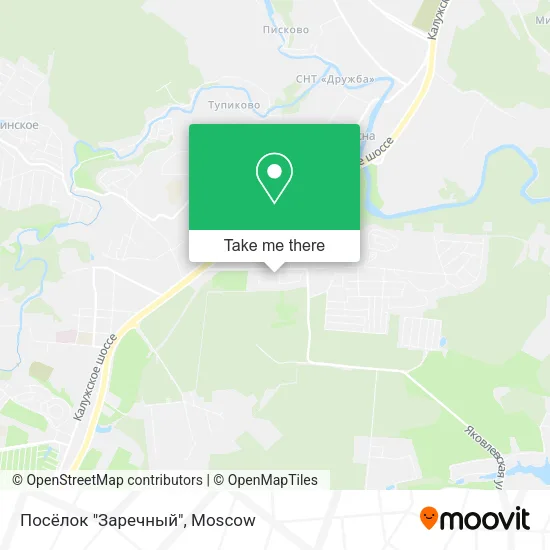 Посёлок "Заречный" map