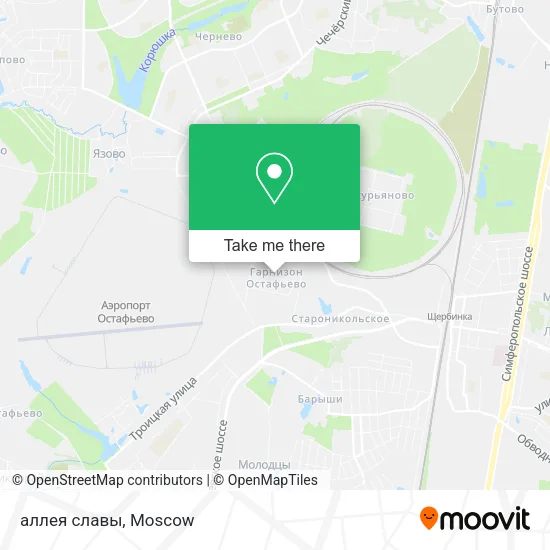 аллея славы map