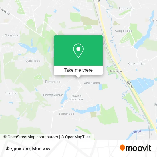 Федюково map