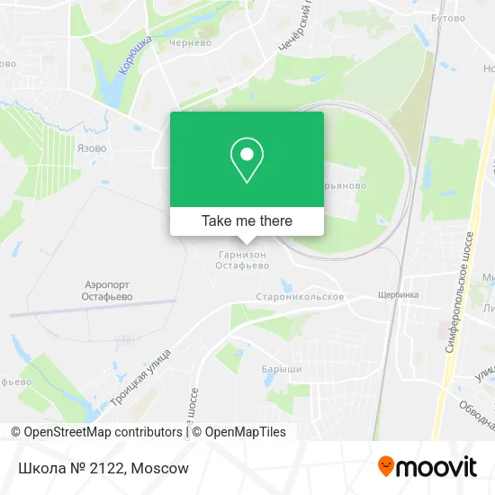 Школа № 2122 map