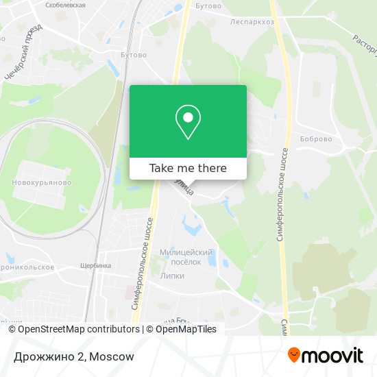 Дрожжино 2 map