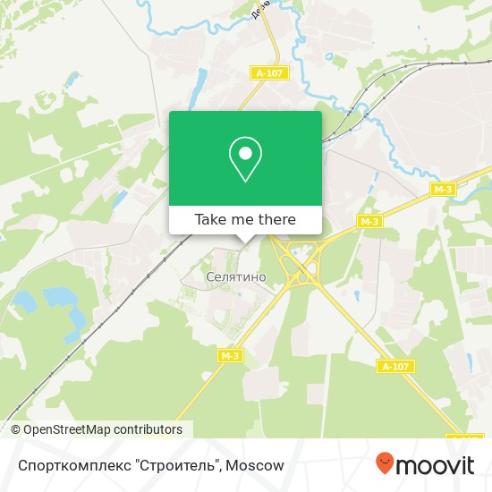 Спорткомплекс "Строитель" map