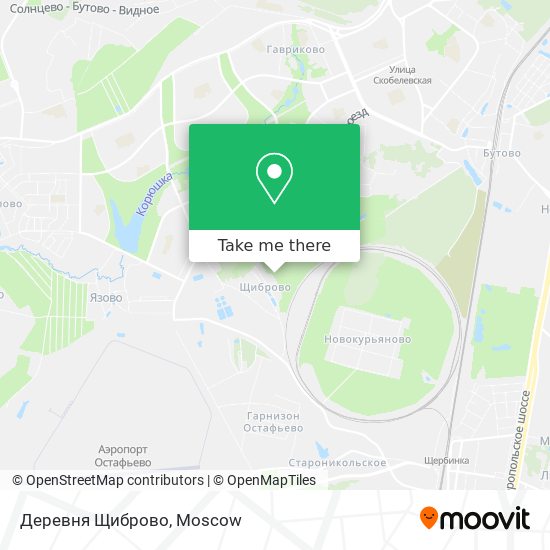 Деревня Щиброво map