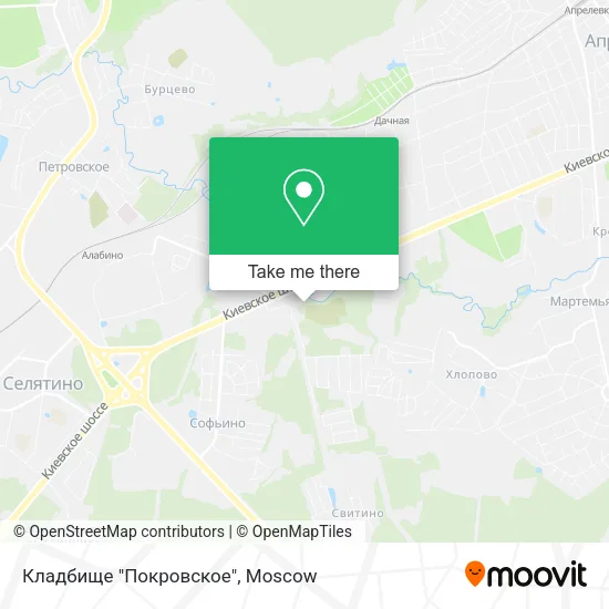 Кладбище "Покровское" map