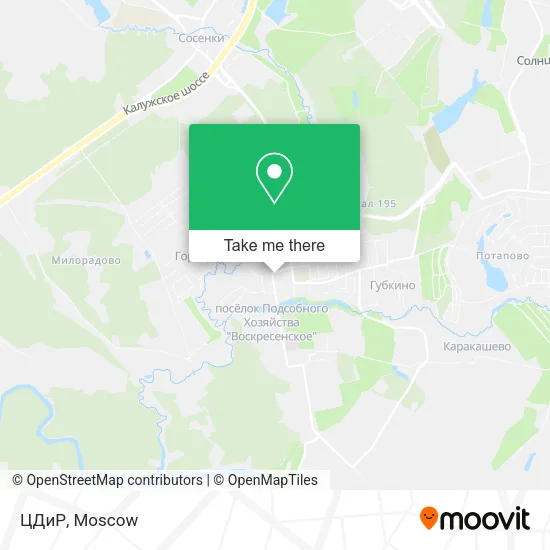 ЦДиР map