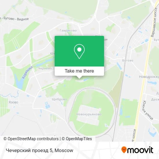 Чечерский проезд 5 map