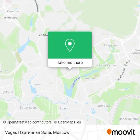 Vegas Партийная Зона map