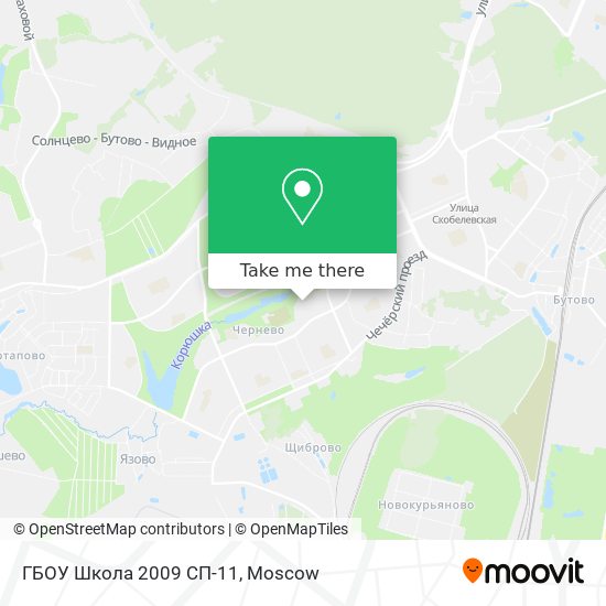 ГБОУ Школа 2009 СП-11 map