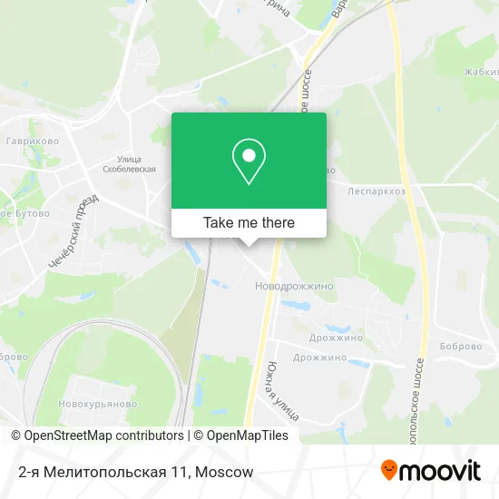 2-я Мелитопольская 11 map