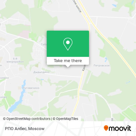 РПО Албес map